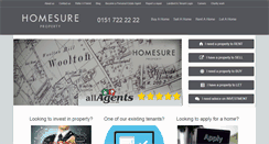 Desktop Screenshot of homesureproperty.co.uk